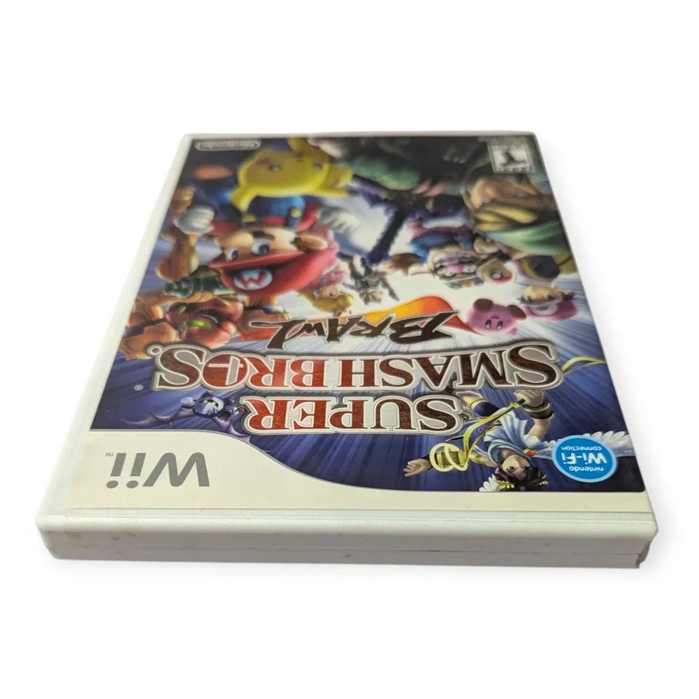 Super Smash Bros Brawl Nintendo Wii Game Complete CIB Mario Link Sonic
